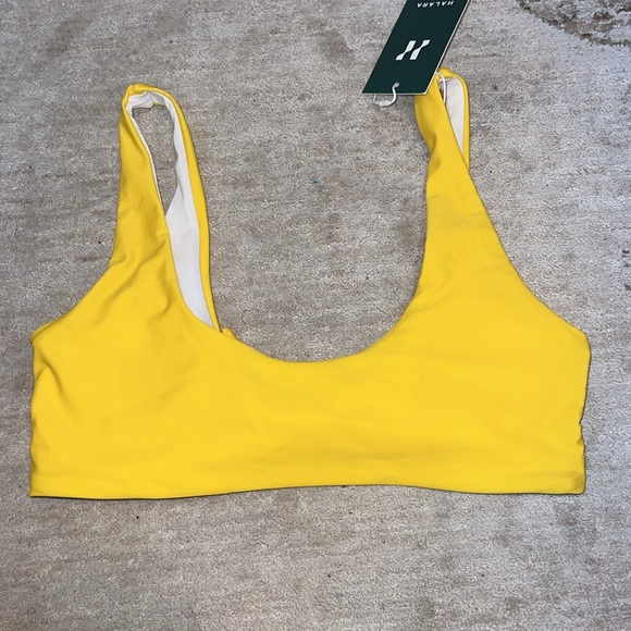 NWT Halara Knot Front Plunge Bikini Top Size Small - Picture 4 of 4